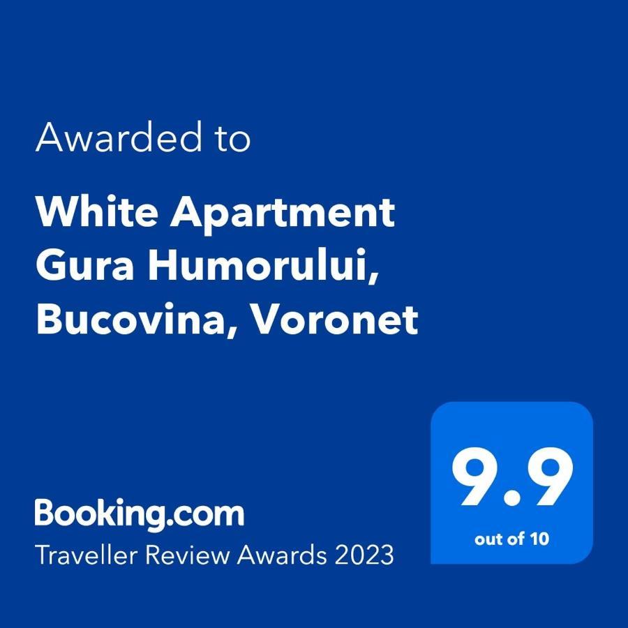 White Apartment Gura Humorului, Bucovina, Voronet Ngoại thất bức ảnh